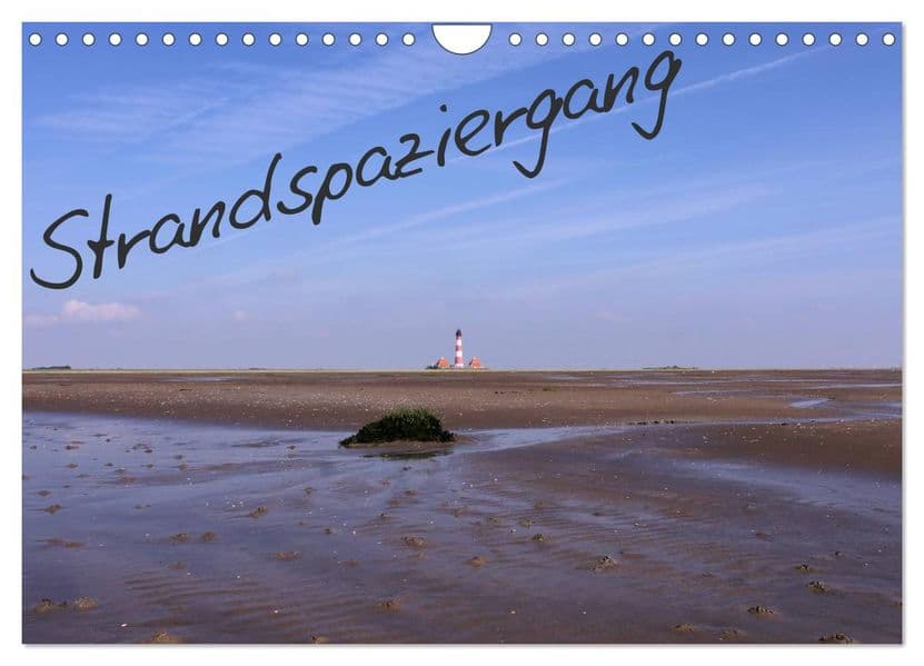 Strandspaziergang / Geburtstagskalender (Wandkalender 2027 DIN A4 quer), CALVENDO Monatskalender