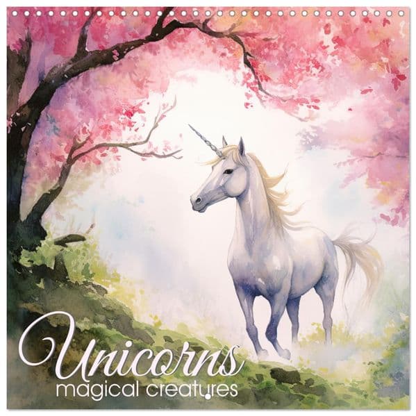 Unicorns, magical creatures (Wall Calendar 2027 12 × 12 Inch) CALVENDO 12 Month Wall Calendar