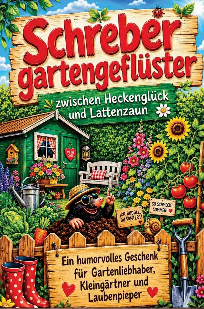 Schrebergartengeflüster - von Heckenglück und Lattenzaun: Ein humorvolles Geschenk für Gartenliebhaber, Kleingärtner und Laubenpieper