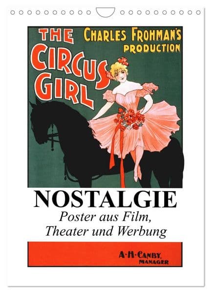NOSTALGIE Poster aus Film, Theater und Werbung (Wandkalender 2027 DIN A4 hoch), CALVENDO Monatskalender