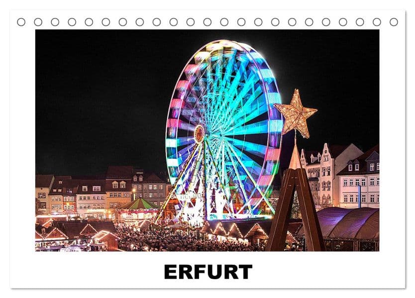 Erfurt (Tischkalender 2027 DIN A5 quer), CALVENDO Monatskalender