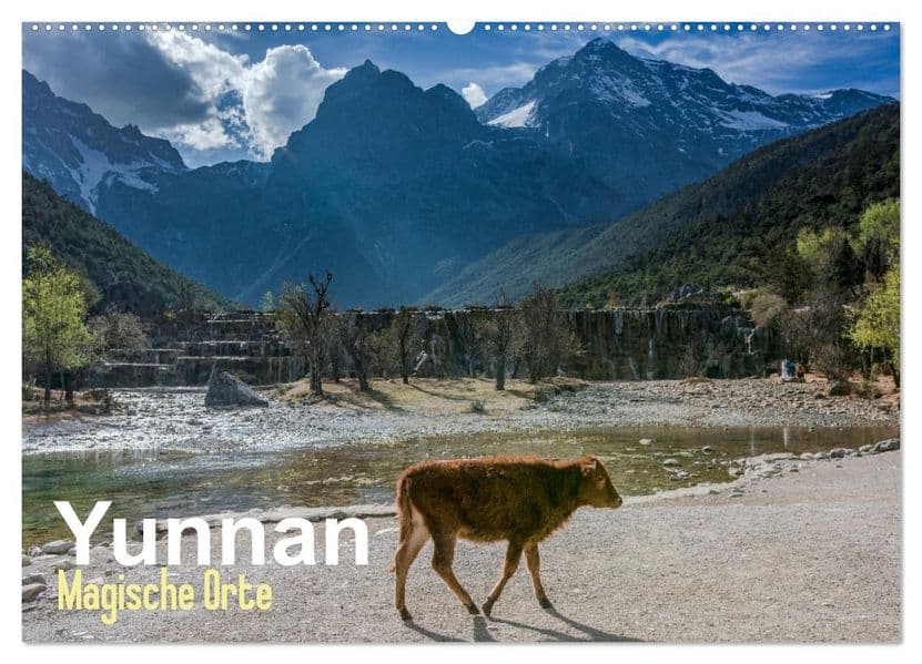 Yunnan - Magische Orte (Wandkalender 2027 DIN A2 quer), CALVENDO Monatskalender