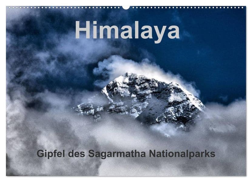 Himalaya - Gipfel des Sagarmatha Nationalparks (Wandkalender 2027 DIN A2 quer), CALVENDO Monatskalender