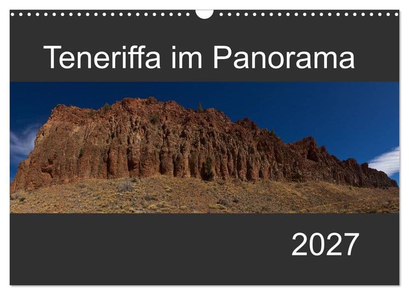 Teneriffa im Panorama (Wandkalender 2027 DIN A3 quer), CALVENDO Monatskalender
