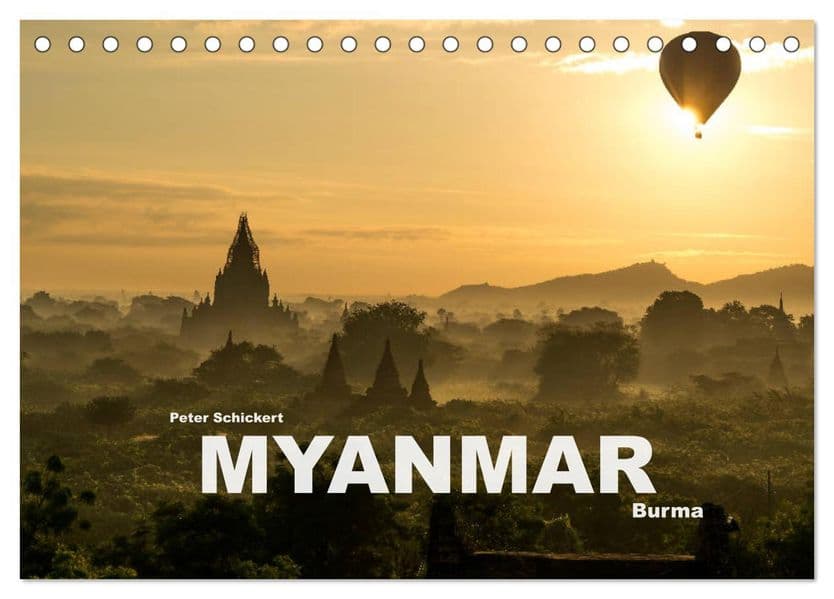 Myanmar - Burma (Tischkalender 2027 DIN A5 quer), CALVENDO Monatskalender