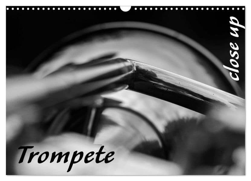 Trompete - Close up (Wandkalender 2027 DIN A3 quer), CALVENDO Monatskalender