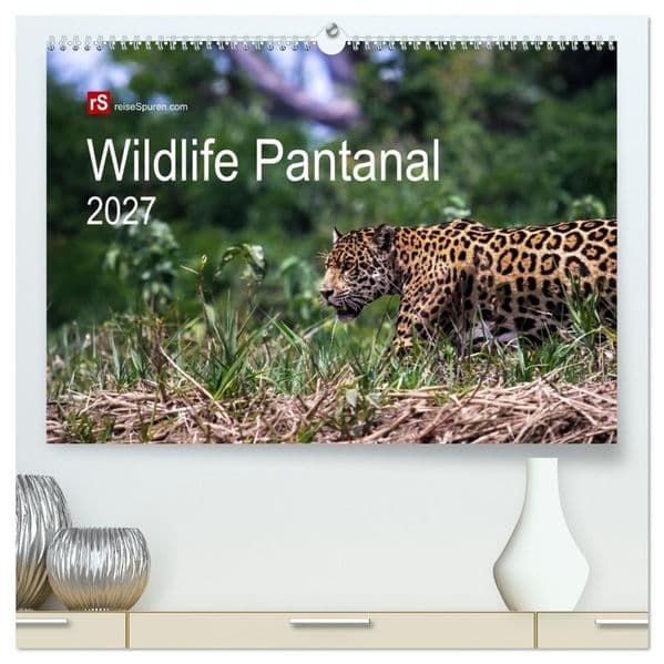 Wildlife Pantanal 2027 (hochwertiger Premium Wandkalender 2027 DIN A2 quer), Kunstdruck in Hochglanz