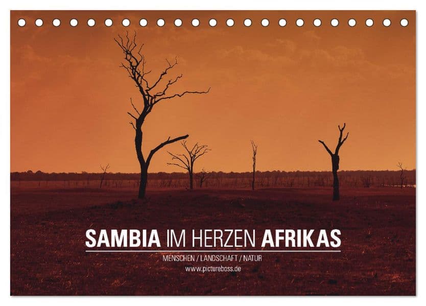 SAMBIA IM HERZEN AFRIKAS (Tischkalender 2027 DIN A5 quer), CALVENDO Monatskalender