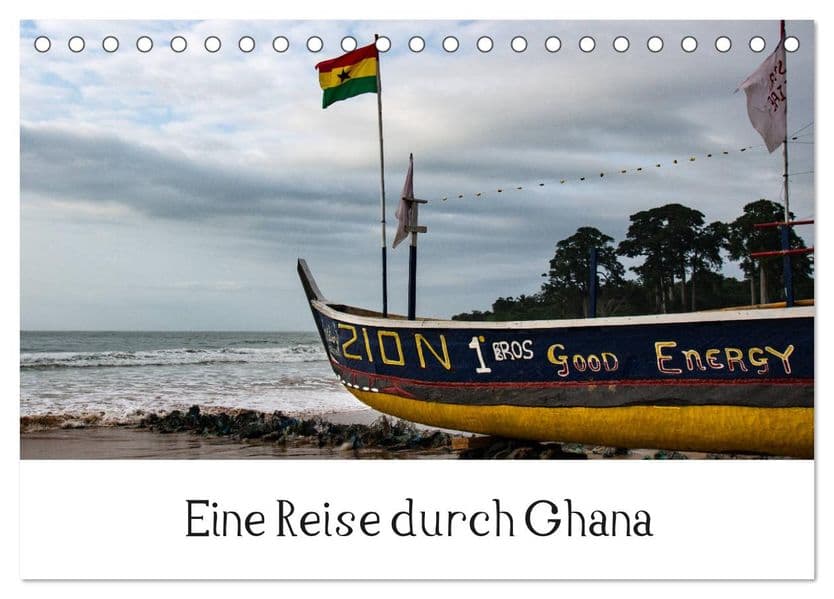 Eine Reise durch Ghana (Tischkalender 2027 DIN A5 quer), CALVENDO Monatskalender