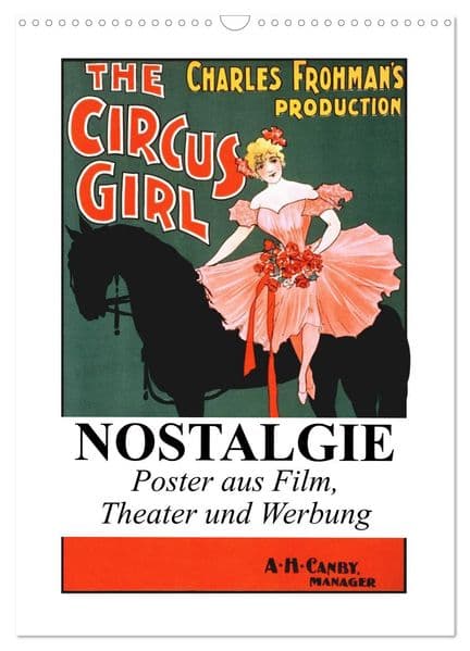 NOSTALGIE Poster aus Film, Theater und Werbung (Wandkalender 2027 DIN A3 hoch), CALVENDO Monatskalender