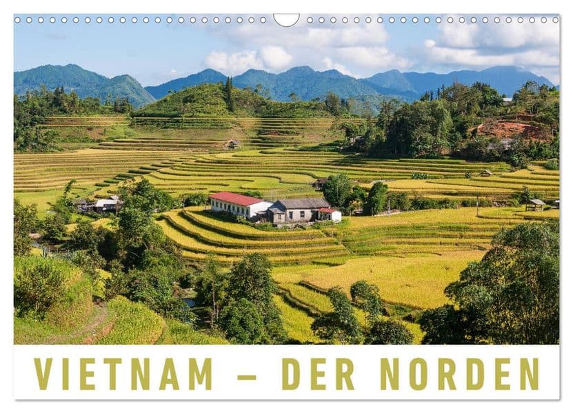 Vietnam - Der Norden (Wandkalender 2027 DIN A3 quer), CALVENDO Monatskalender