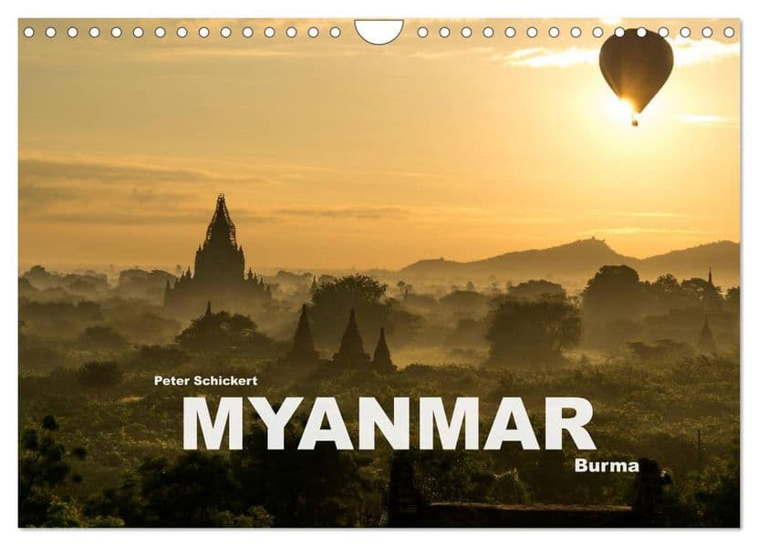 Myanmar - Burma (Wandkalender 2027 DIN A4 quer), CALVENDO Monatskalender