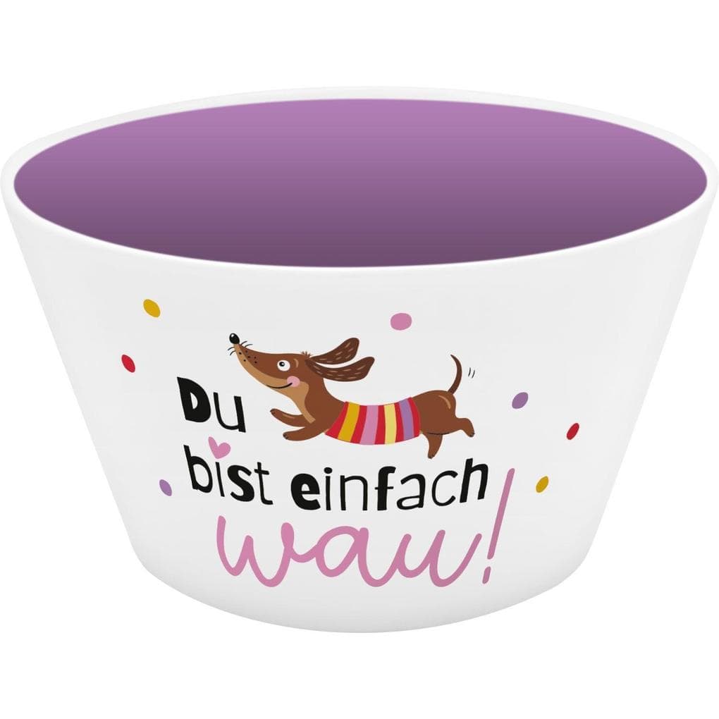 Schale Dackel "Du bist einfach wau!
