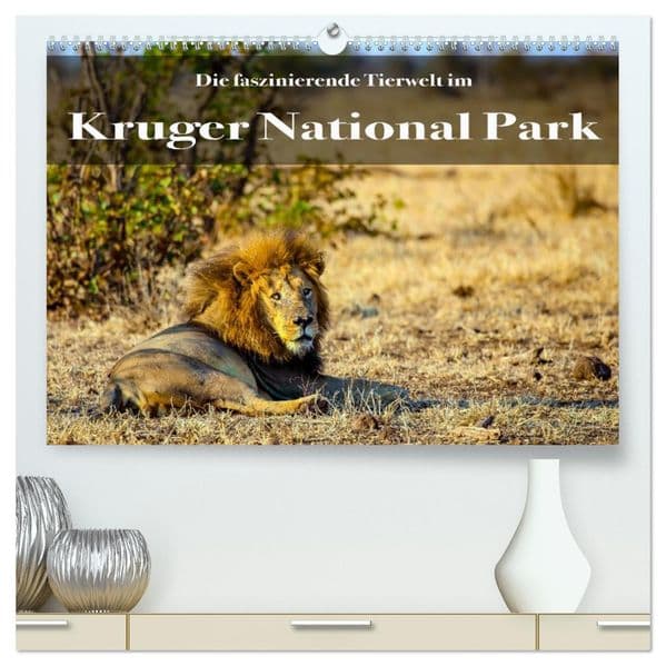 Faszinierende Tierwelt des Kruger National Parks (hochwertiger Premium Wandkalender 2027 DIN A2 quer), Kunstdruck in Hochglanz