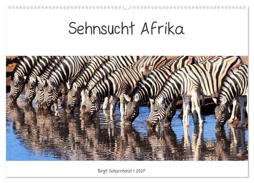 Sehnsucht Afrika - Faszinierende Tierwelt im südlichen Afrika (Wandkalender 2027 DIN A2 quer), CALVENDO Monatskalender