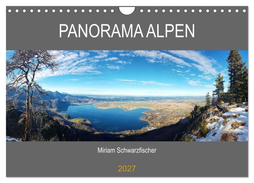 Panorama Alpen (Wandkalender 2027 DIN A4 quer), CALVENDO Monatskalender