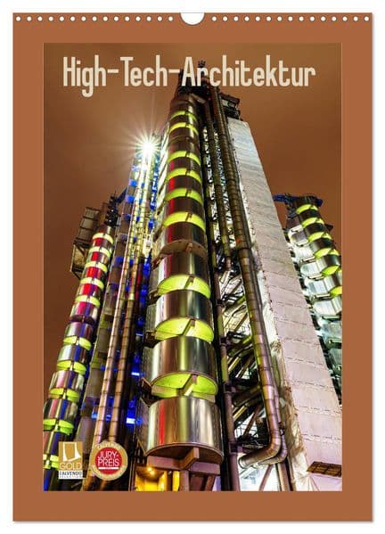High-Tech-Architektur (Wandkalender 2027 DIN A3 hoch), CALVENDO Monatskalender