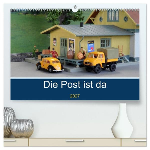 Die Post ist da (hochwertiger Premium Wandkalender 2027 DIN A2 quer), Kunstdruck in Hochglanz