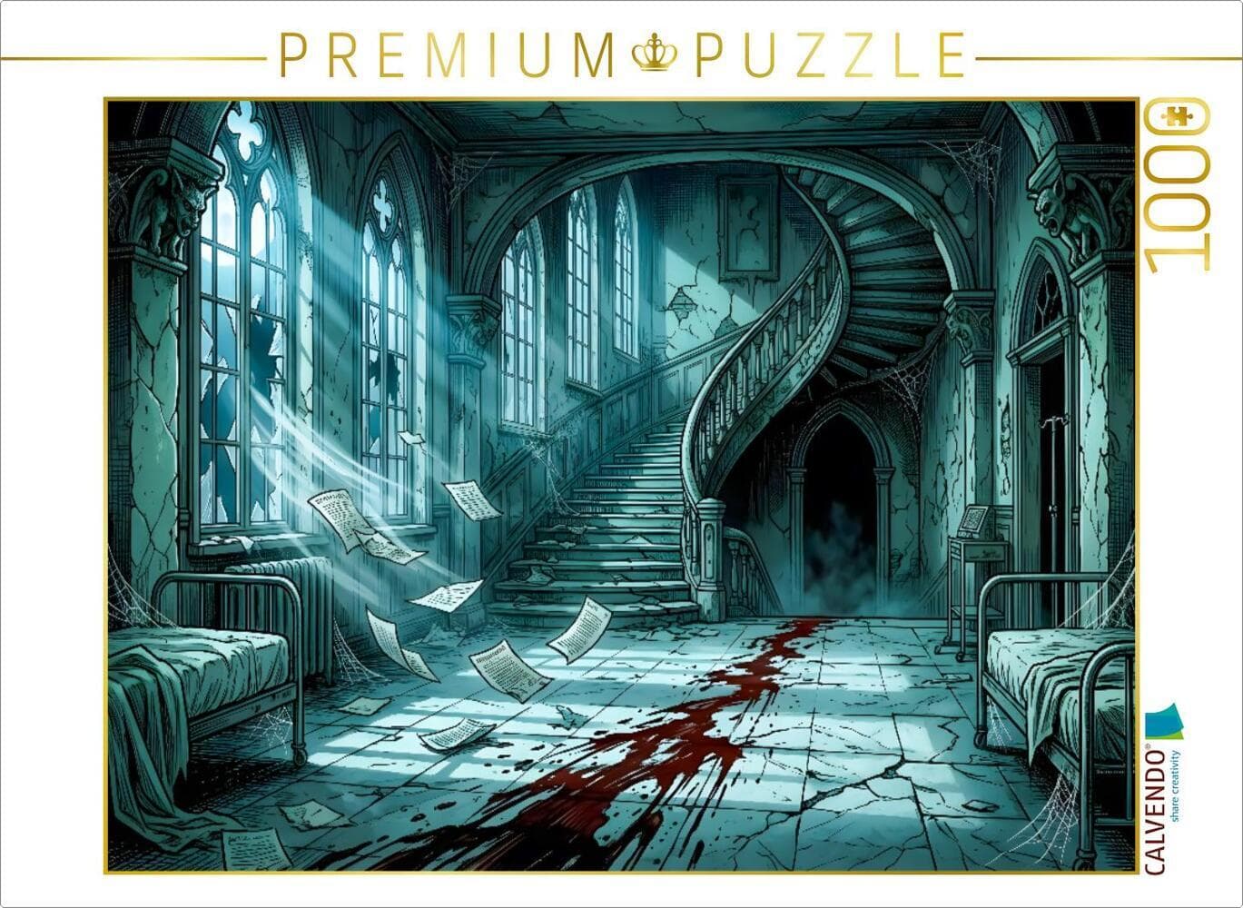CALVENDO Puzzle Die Spur führt zum Versteck | 1000 Teile Lege-Größe 64x48cm Foto-Puzzle für glückliche Stunden