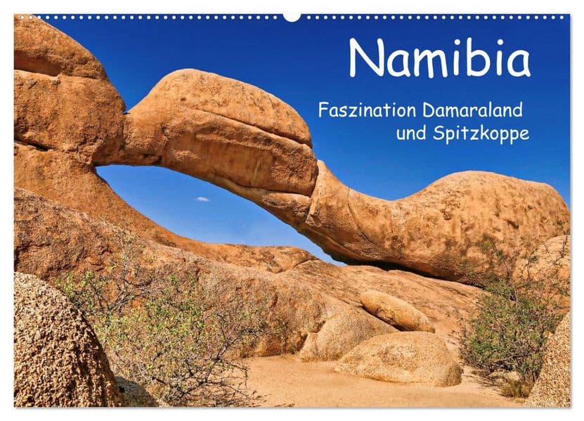Namibia - Faszination Damaraland und Spitzkoppe (Wandkalender 2027 DIN A2 quer), CALVENDO Monatskalender