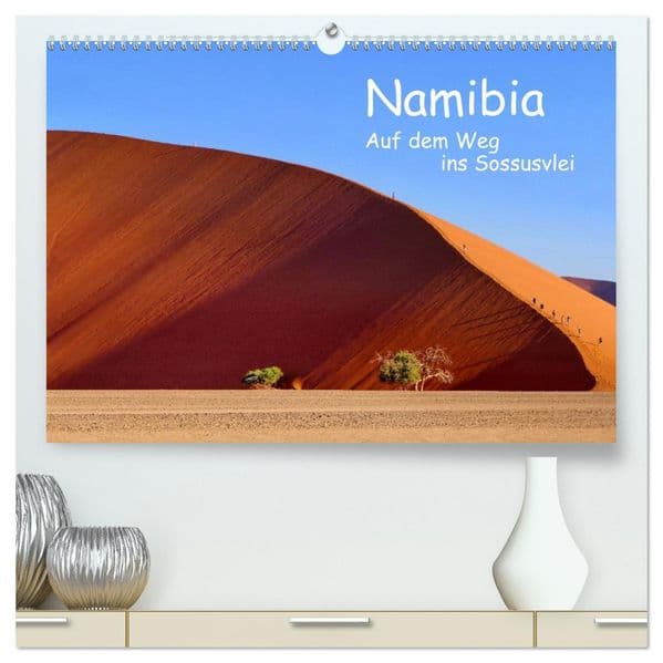 Namibia - Auf dem Weg ins Sossusvlei (hochwertiger Premium Wandkalender 2027 DIN A2 quer), Kunstdruck in Hochglanz