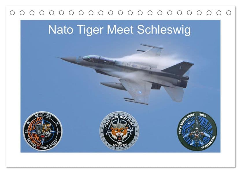 Nato Tiger Meet Schleswig (Tischkalender 2027 DIN A5 quer), CALVENDO Monatskalender