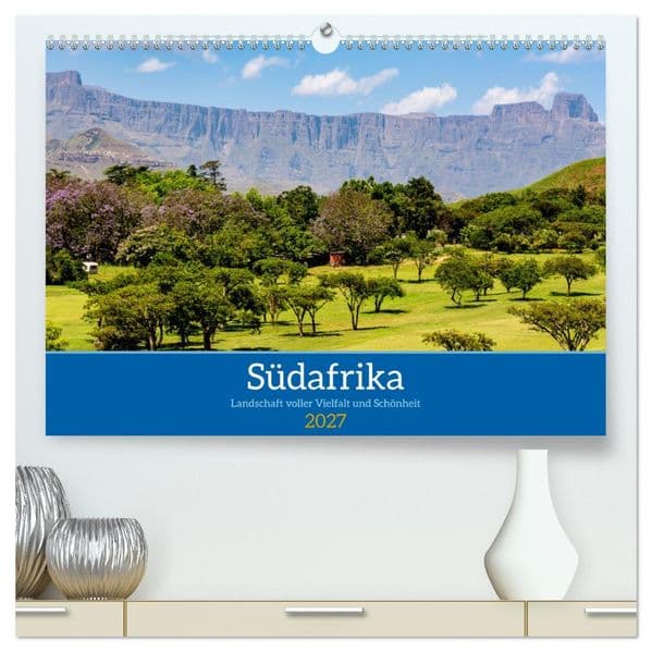 Südafrika - Landschaft voller Vielfalt und Schönheit (hochwertiger Premium Wandkalender 2027 DIN A2 quer), Kunstdruck in Hochglanz