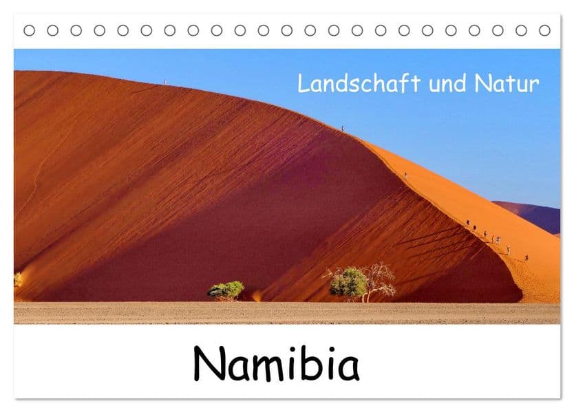 Namibia - Landschaft und Panorama (Tischkalender 2027 DIN A5 quer), CALVENDO Monatskalender