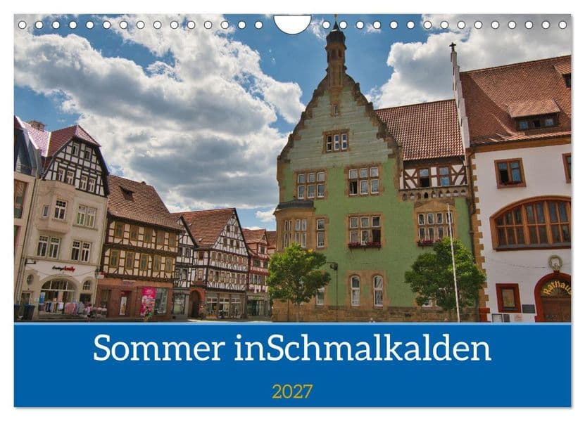 Sommer in Schmalkalden (Wandkalender 2027 DIN A4 quer), CALVENDO Monatskalender