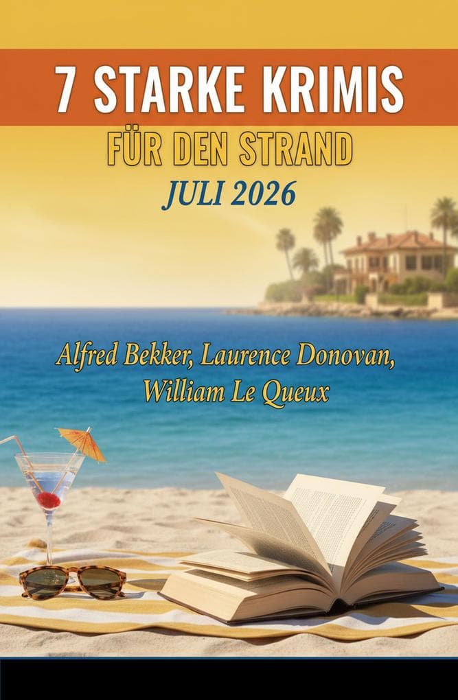 7 Starke Krimis für den Strand Juli 2026