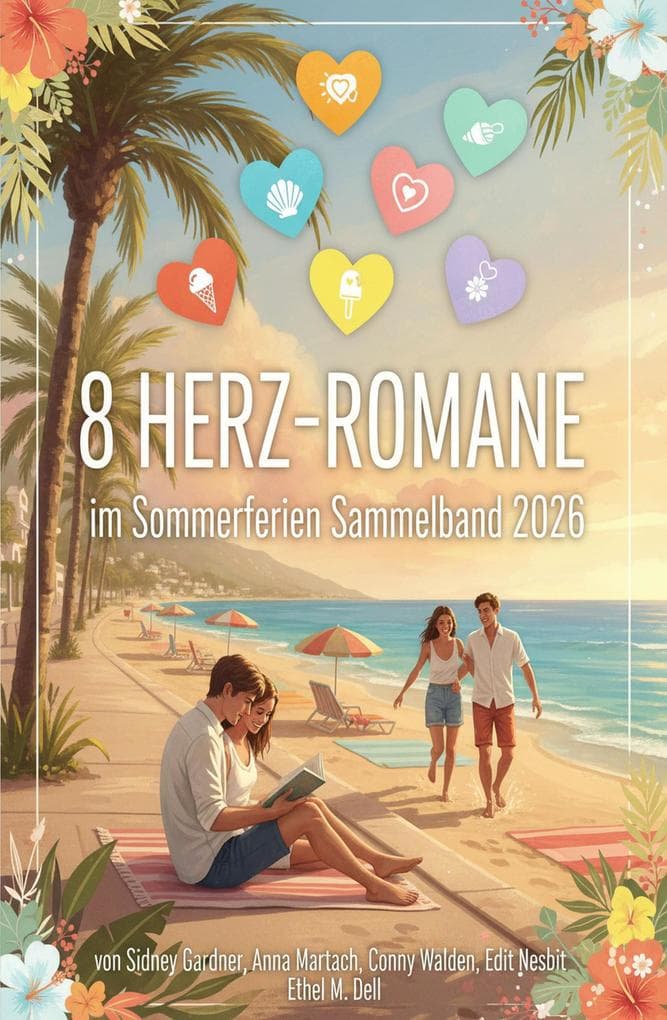 8 Herz-Romane im Sommerferien Sammelband 2026