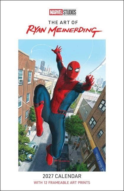 Marvel Studios: The Art of Ryan Meinerding 2027 Poster Calendar with 12 Prints