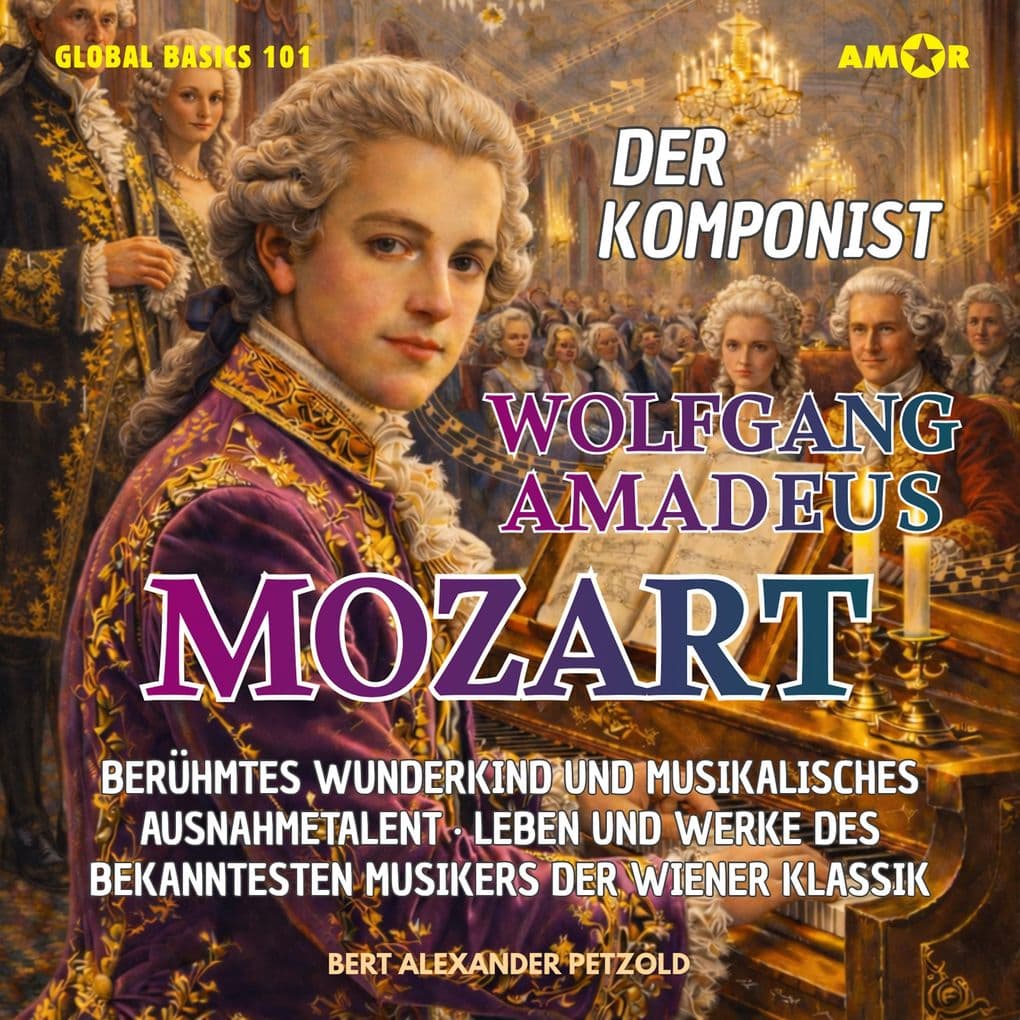 Der Komponist Wolfgang Amadeus Mozart - Berühmtes Wunderkind und musikalisches Ausnahmetalent - Leben und Werke des Musikers der Wiener Klassik