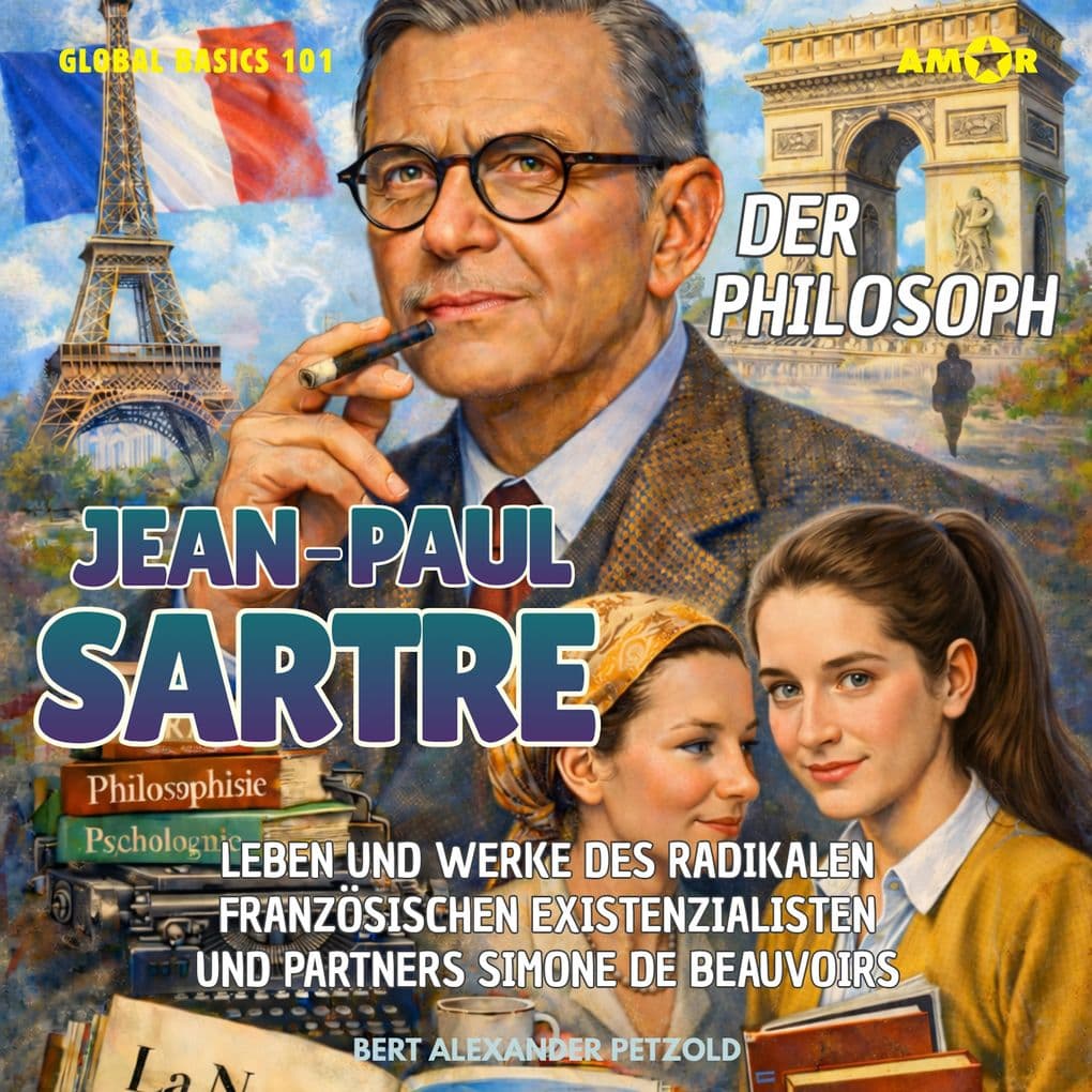 Der Philosoph Jean-Paul Sartre - Leben und Werke des radikalen französischen Existenzialisten und Partners Simone de Beauvoirs