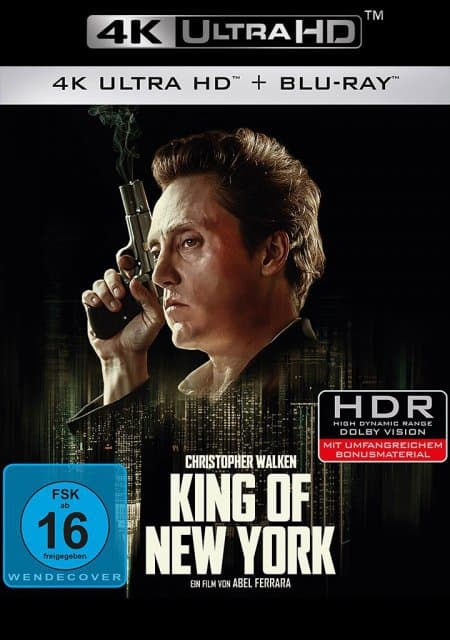 King of New York (4K-UHD + Blu-ray): 4K Ultra HD Blu-ray + Blu-ray