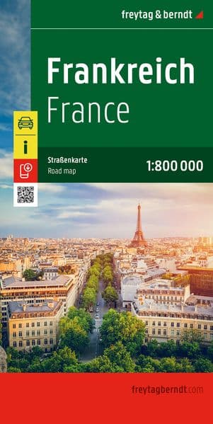 freytag & berndt Straßenkarte Frankreich 1:800.000