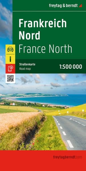 freytag & berndt Straßenkarte Frankreich Nord 1:500.000