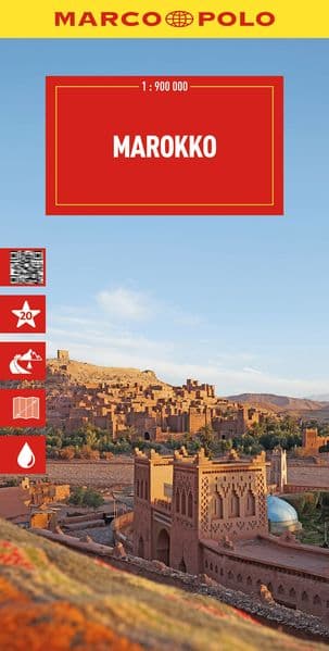 MARCO POLO Reisekarte Marokko 1:900.000