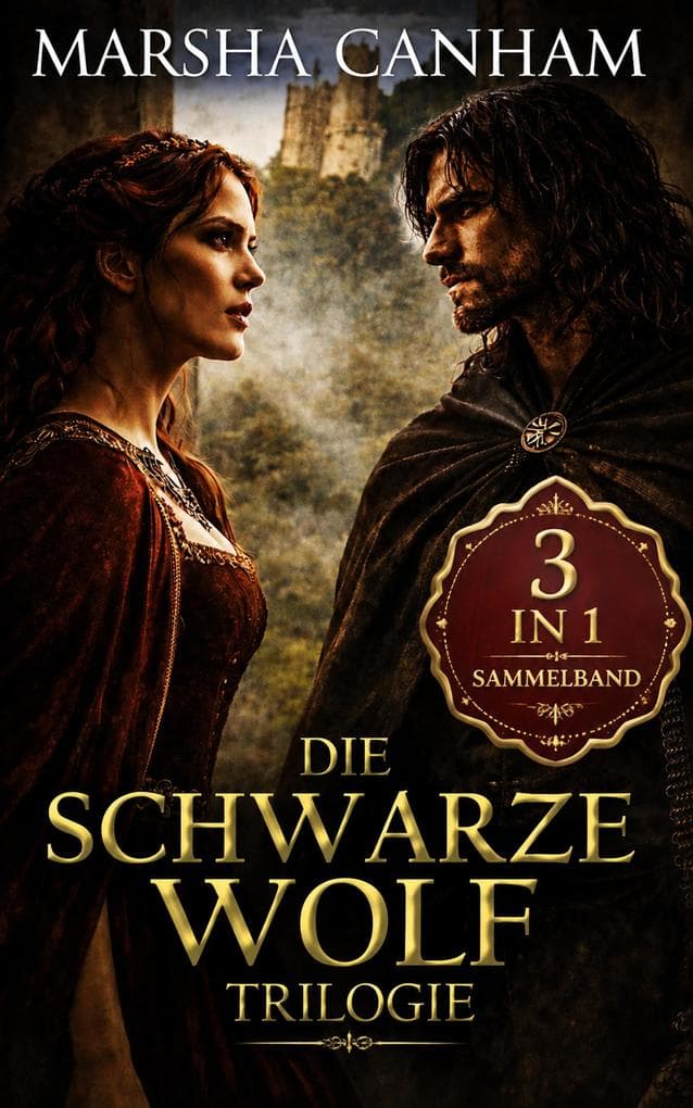 Die Schwarze Wolf Trilogie: Historischer Liebesroman im Mittelalter (Sammelband)