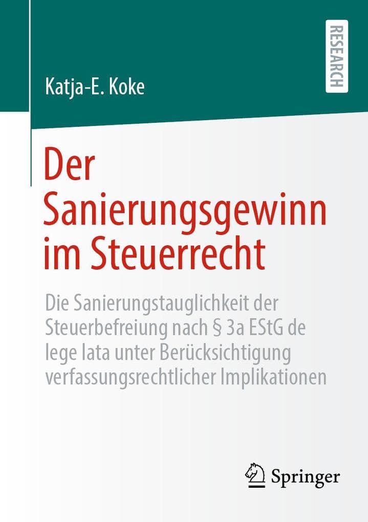 Der Sanierungsgewinn im Steuerrecht