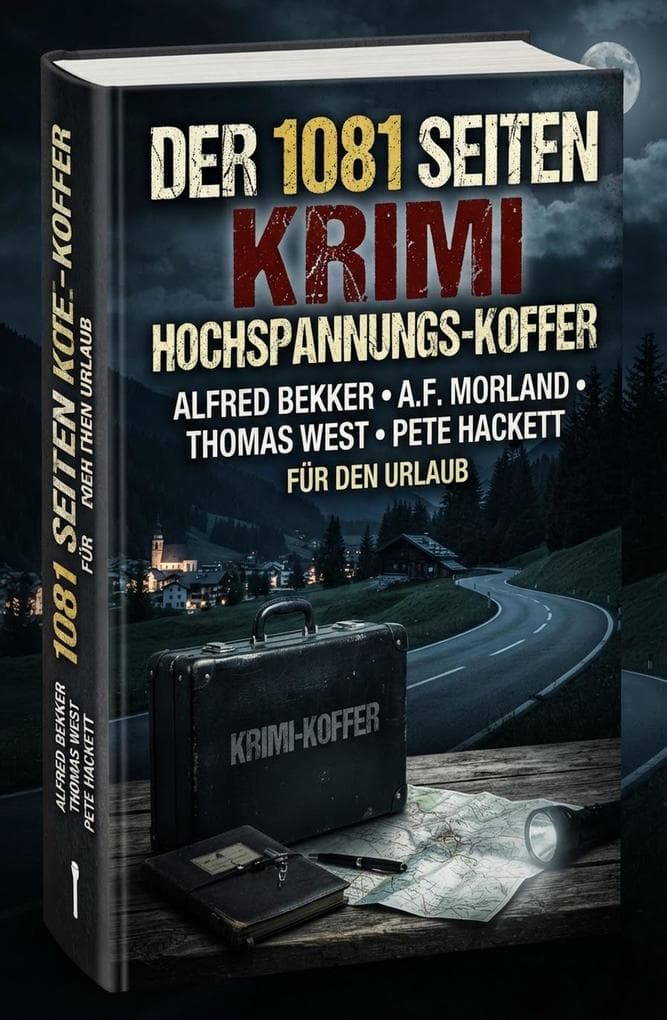 Der 1081 Seiten Krimi Hochspannungs-Koffer für den Urlaub