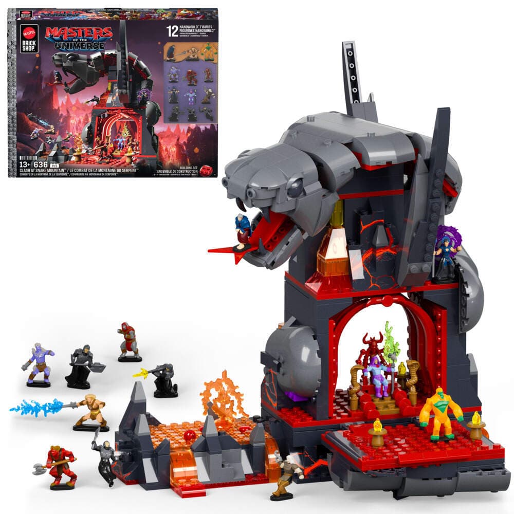 Mattel Brick Shop Snake Mountain.JMB31