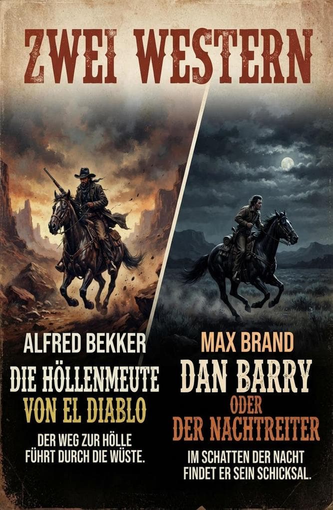 Zwei Western: Die Höllenmeute von El Diablo / Dan Barry oder Der Nachtreiter