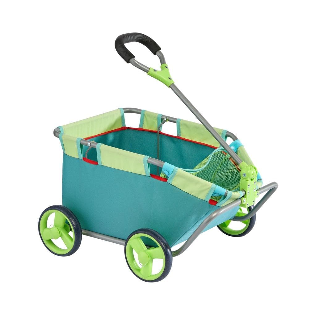 Puppen-Bollerwagen - Türkis