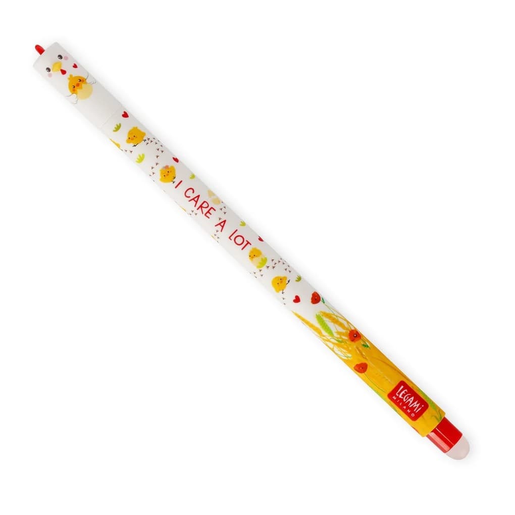 Legami Löschbarer Stift Hen äI Care a Lot - Erasable Pen. Hen