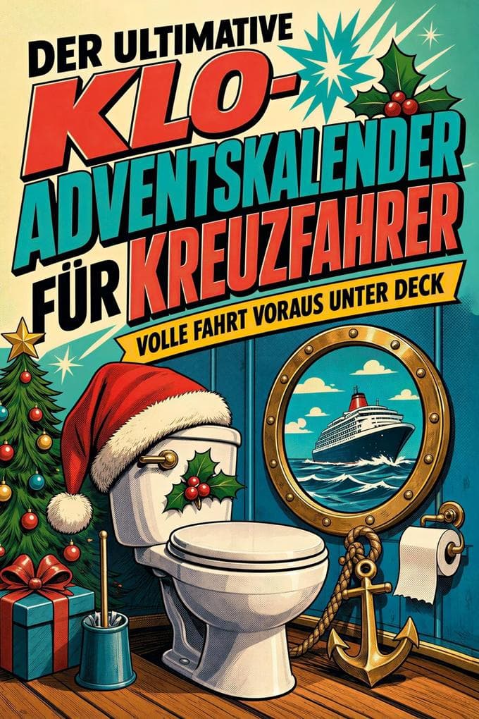 Der ultimative Klo-Adventskalender für Kreuzfahrer: Volle Fahrt voraus unter Deck