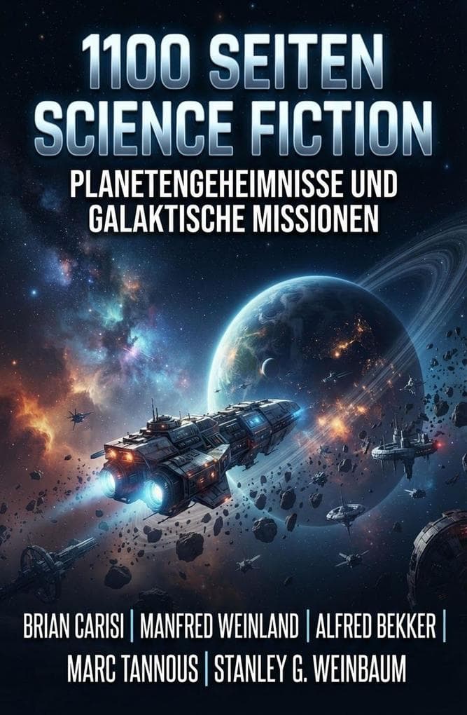 1100 Seiten Science Fiction: Planetengeheimnisse und galaktische Missionen