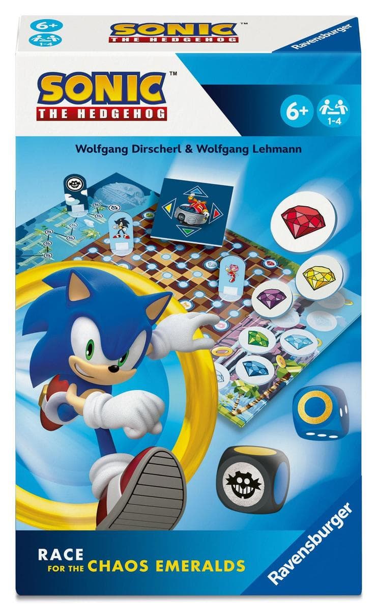 Sonic the Hedgehog - Race for the Chaos Emeralds - Kinderspiel ab 6 Jahre