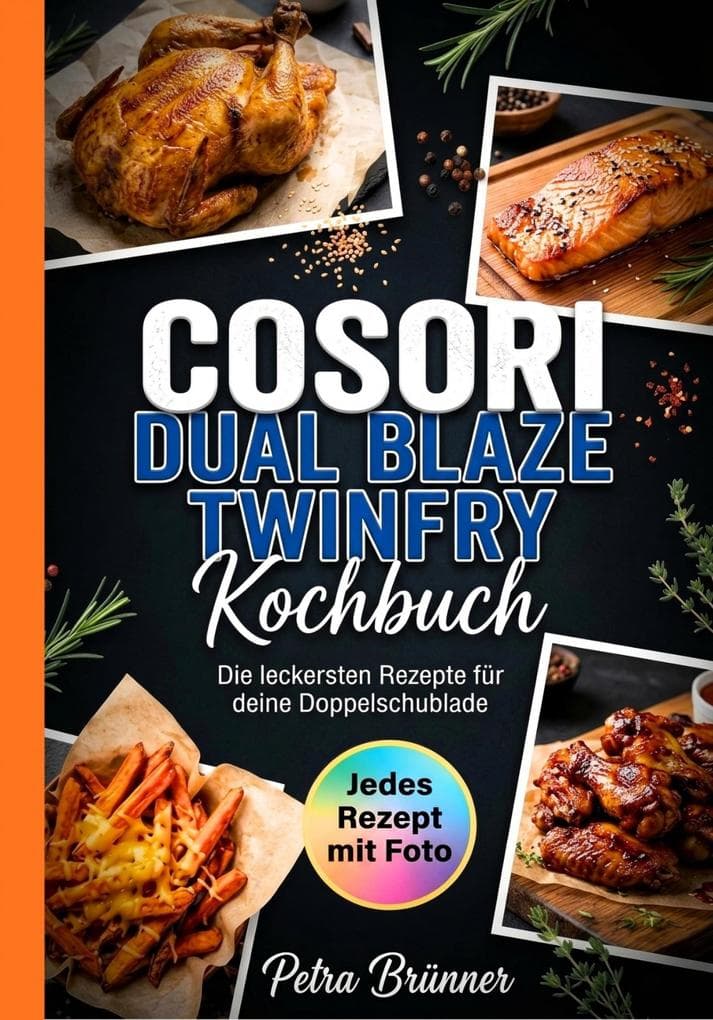Cosori Dual Blaze Twinfry Kochbuch- Jedes Rezept mit Foto.