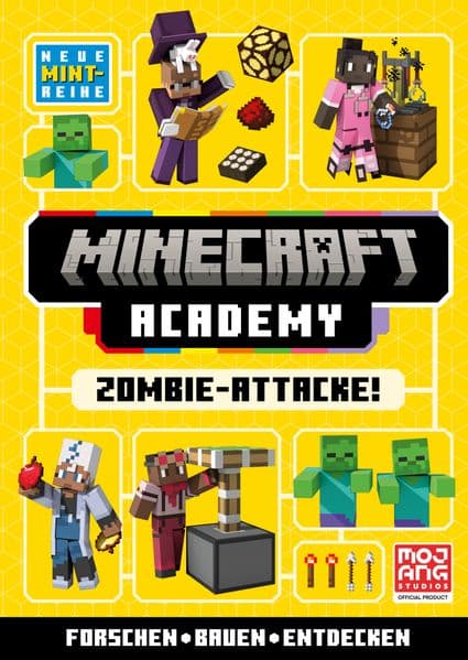 Minecraft Academy. Zombie-Attacke!: Forschen. Bauen. Entdecken. | Mit Minecraft spielerisch MINT-Themen lernen ... und die Welt vor Zombies retten! | Für Gaming-Fans ab 8 Jahren | Mit Bauanleitungen fürs Spiel